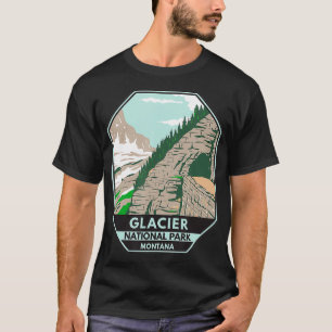 Glacier National Park Going to the Sun Road Montan T-Shirt