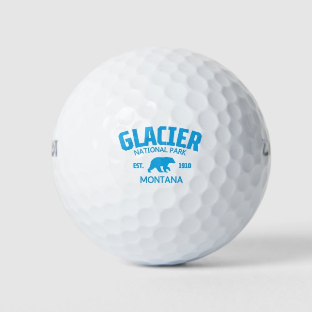 Glacier National Park Golf Balls (Front)