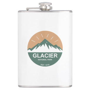Glacier National Park Hip Flask