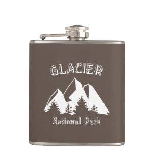 Glacier National Park Hip Flask