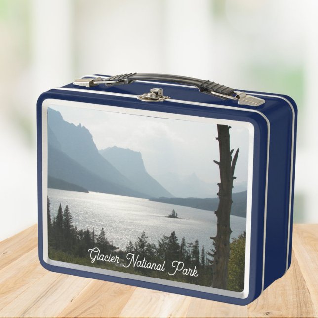 Glacier National Park Landscape Metal Lunch Box (In Situ)
