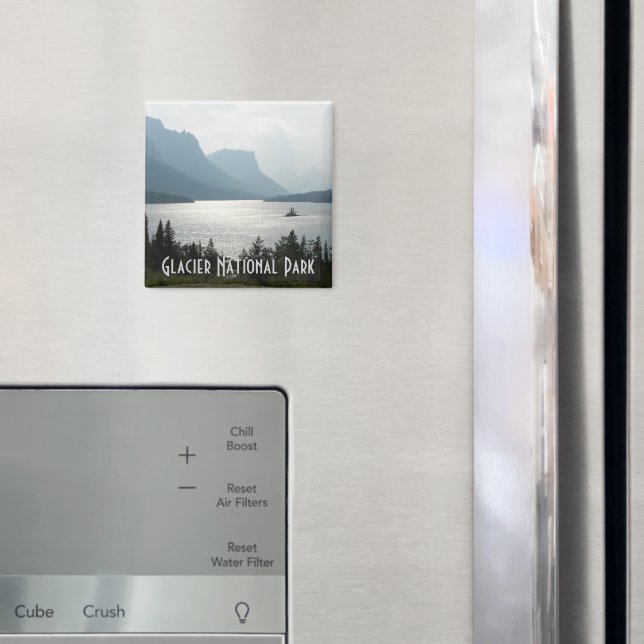 Glacier National Park Landscape Photo Magnet (In Situ (Fridge))