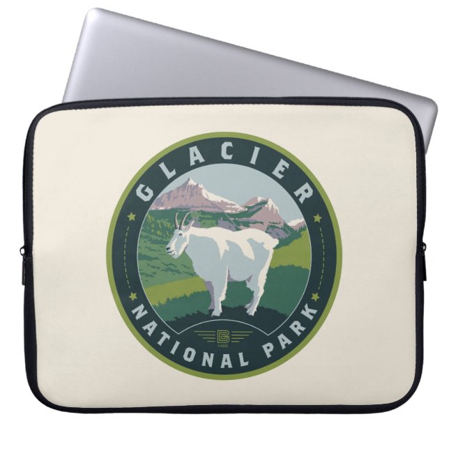 Glacier National Park Laptop Sleeve (Front)