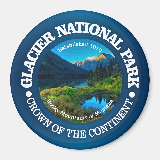 Glacier National Park Magnet (Front)