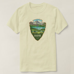 Glacier National Park Montana Arrowhead T-Shirt