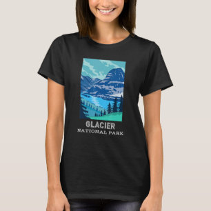 Glacier National Park Montana Camping Hiking Outd T-Shirt