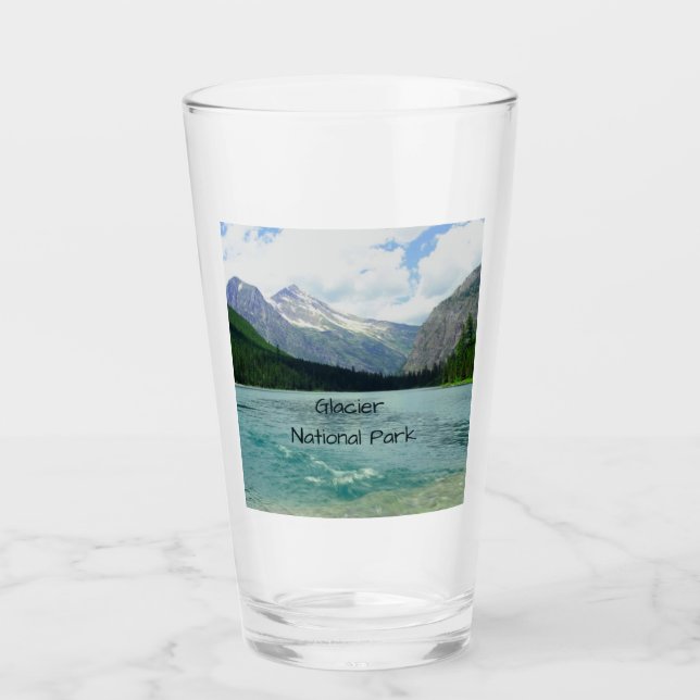Glacier National Park Montana Glass (Front)