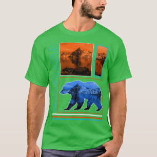 Glacier National Park Montana Grizzly Bear Souveni T-Shirt