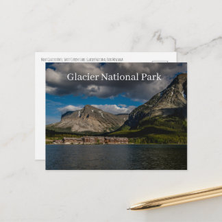 Glacier National Park Montana Holiday Postcard