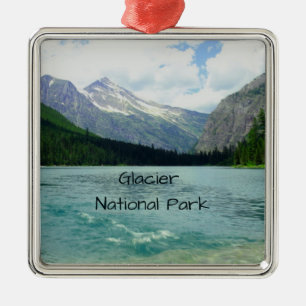 Glacier National Park Montana Metal Tree Decoration