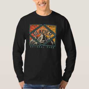 Glacier National Park Montana Mountains Exploratio T-Shirt