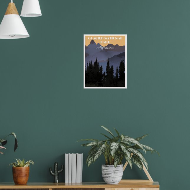 Glacier National Park, Montana, Poster (Living Room 1)