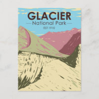 Glacier National Park Montana Triple Divide Peak