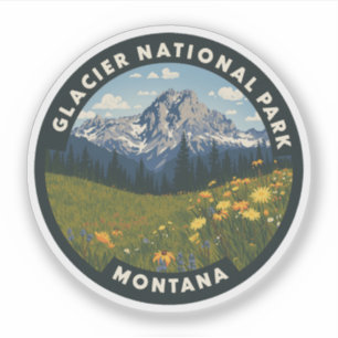 Glacier National Park Montana Vintage Travel