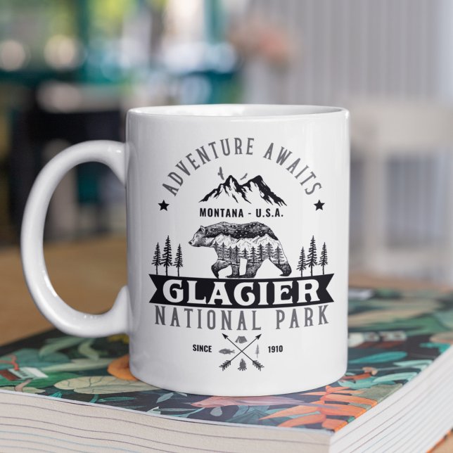 Glacier National Park Montana Woodland View Coffee Mug (Creator Uploaded)