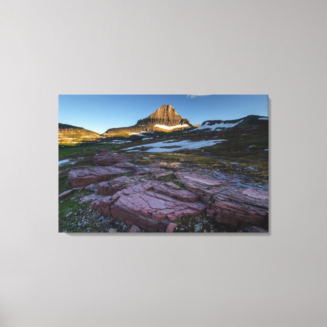 Glacier National Park Mountains Canvas Print (Front)