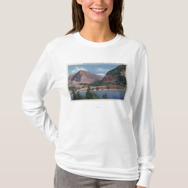 Glacier National Park, MT - Many Glacier Hotel 2 T-Shirt (Front)