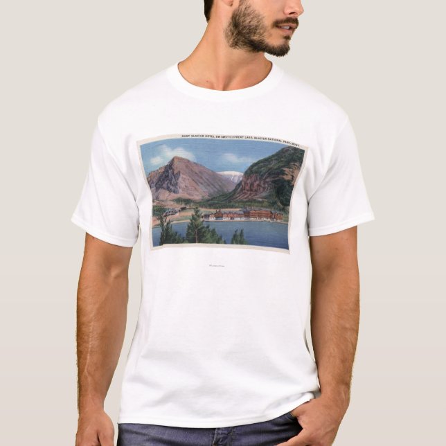 Glacier National Park, MT - Many Glacier Hotel 2 T-Shirt (Front)