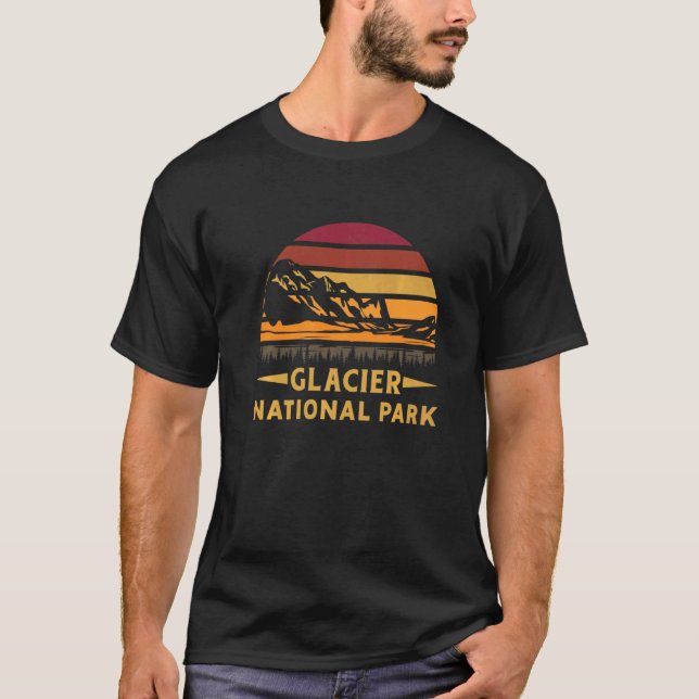 Glacier National Park National Park Hiking Vacatio T-Shirt (Front)
