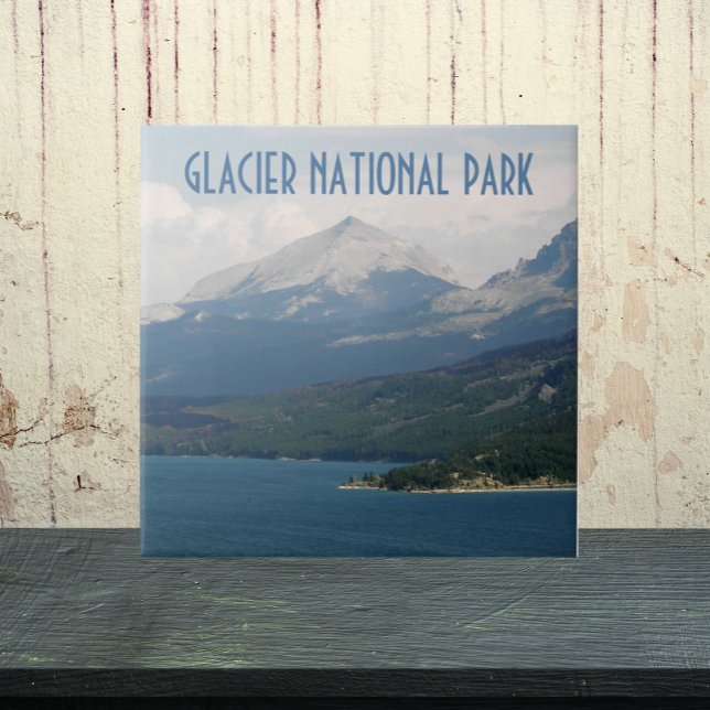 Glacier National Park Photo Tile (In Situ)
