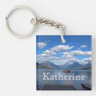 Glacier National Park photography Key Ring