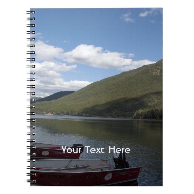 Glacier National Park photography. Notebook (Front)