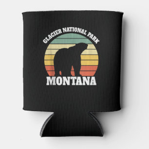 Glacier National Park Polar Bear Lover Can Cooler