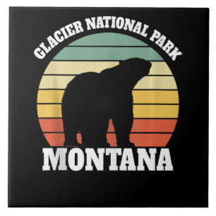 Glacier National Park Polar Bear Lover Tile