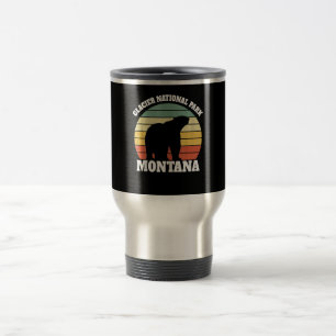 Glacier National Park Polar Bear Lover Travel Mug