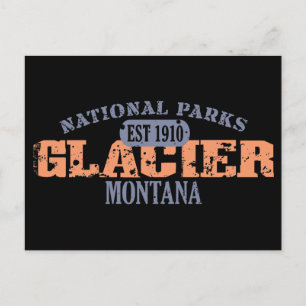Glacier National Park Postcard