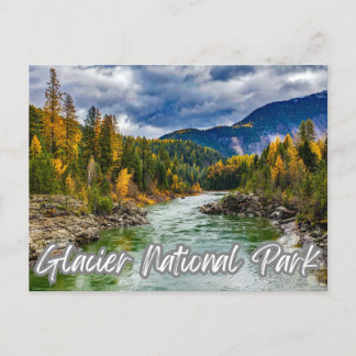 Glacier National Park Postcard