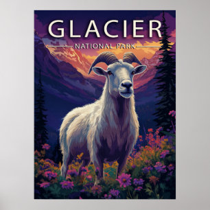 Glacier National Park  Poster