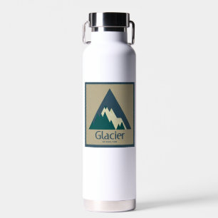 Glacier National Park Rustic Water Bottle