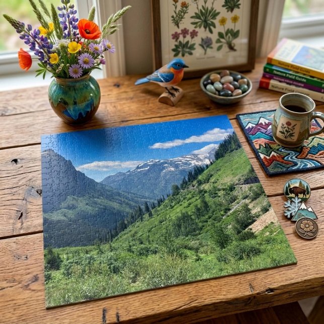 Glacier National Park Scenic Mountain Jigsaw Puzzle (Creator Uploaded)