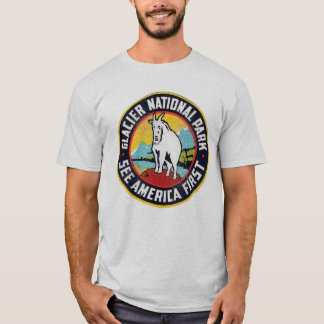 Glacier National Park See America First T-Shirt