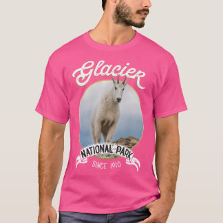 Glacier National Park Souvenir Camping Fishing Mon T-Shirt
