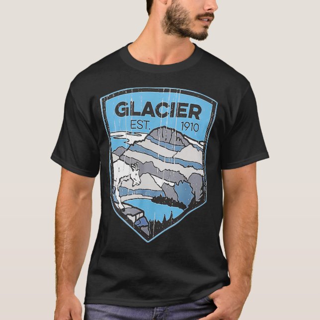 Glacier National Park T-Shirt (Front)