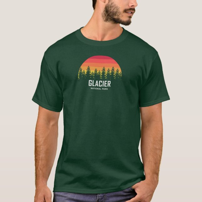 Glacier National Park T-Shirt (Front)
