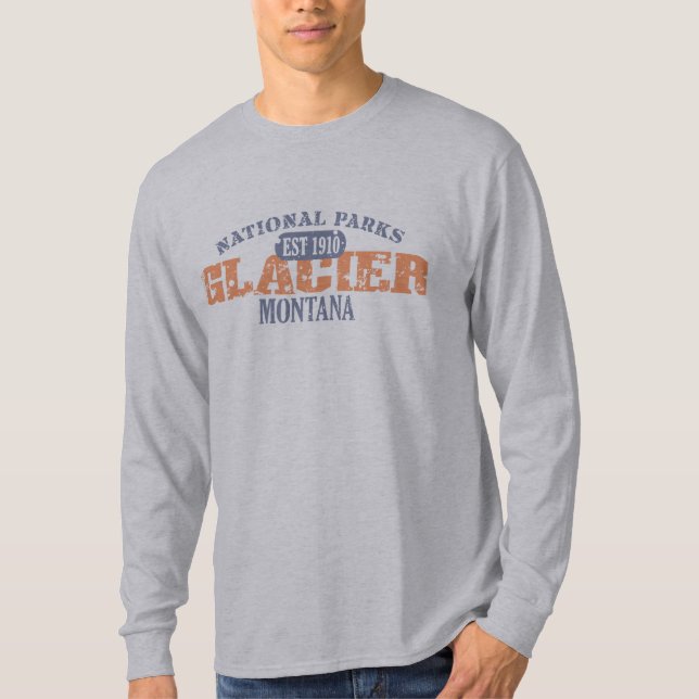 Glacier National Park T-Shirt (Front)