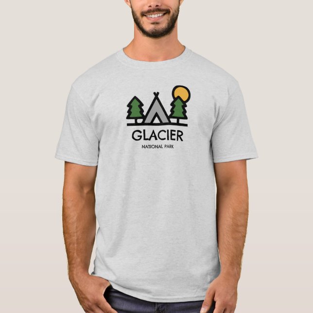 Glacier National Park T-Shirt (Front)