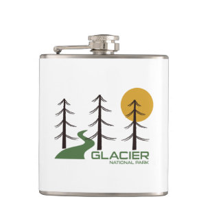 Glacier National Park Trail Hip Flask