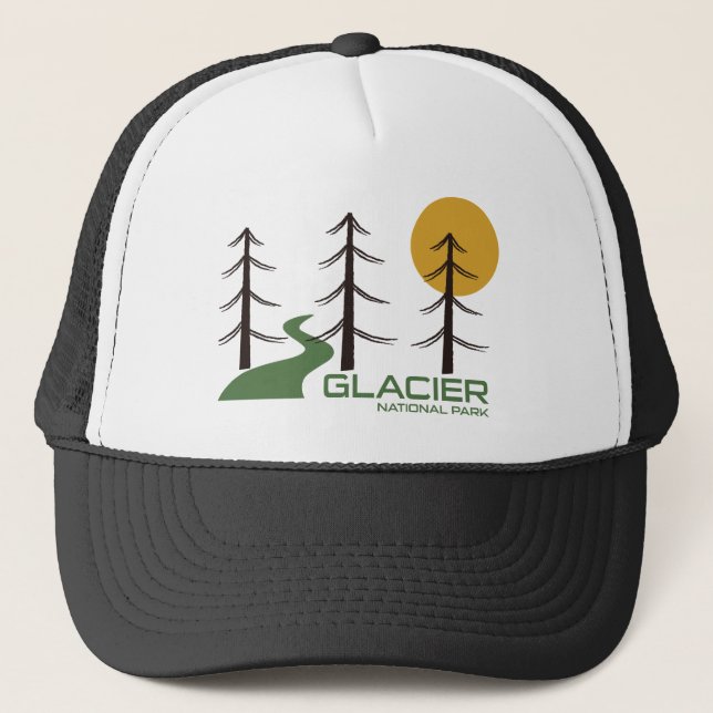 Glacier National Park Trail Trucker Hat (Front)