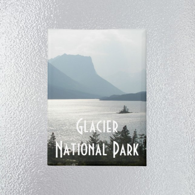 Glacier National Park Travel Photo Magnet (In Situ Fridge)
