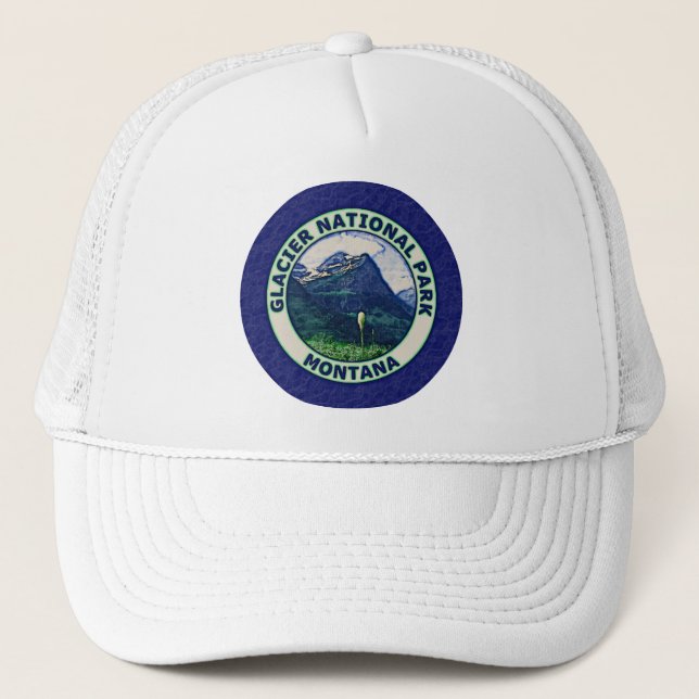 Glacier National Park Trucker Hat (Front)