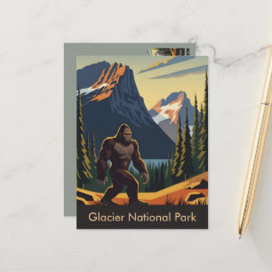 Glacier National Park WPA Postcard