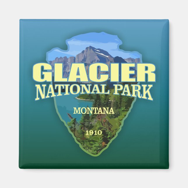 Glacier NP (arrowhead) Magnet (Front)