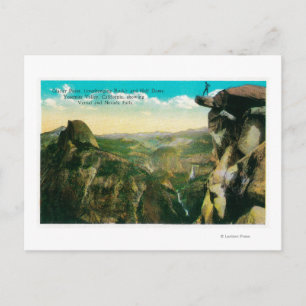 Glacier Point, Half Dome, and Yosemite Valley Postcard