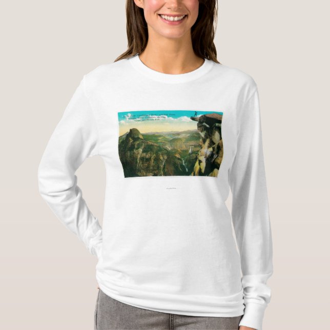 Glacier Point, Half Dome, and Yosemite Valley T-Shirt (Front)