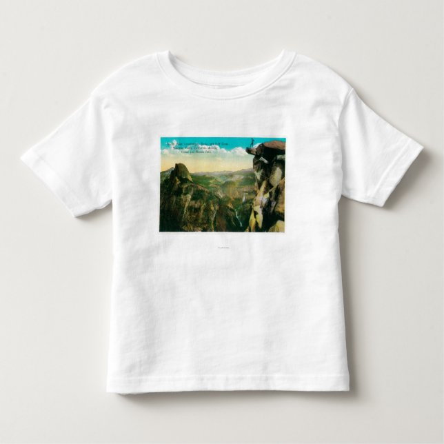 Glacier Point, Half Dome, and Yosemite Valley Toddler T-Shirt (Front)