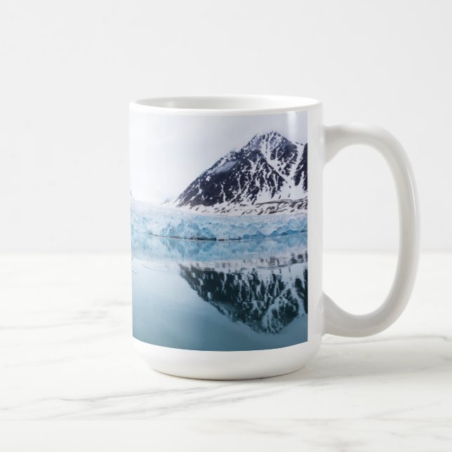 Glacier reflections, Norway Coffee Mug (Right)